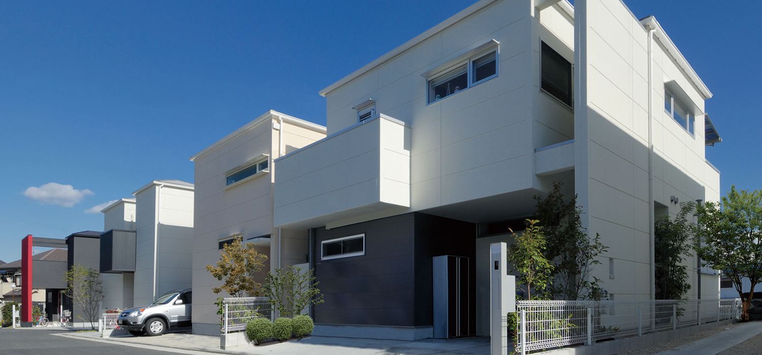 装建が手がけたサイディング外壁の住まい